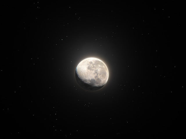 The Full Moon glowing against the night sky, Photo by Unsplash representing culmination, illumination and emotional clarity during the Leo Full Moon.